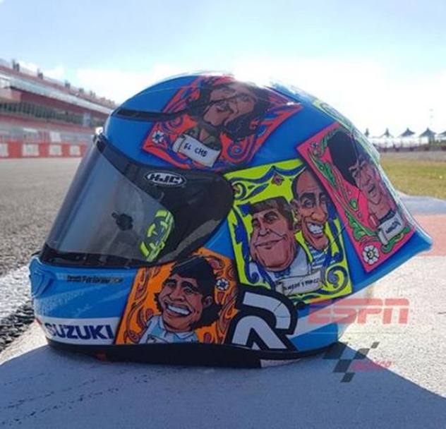 Casco Andrea Iannone GP Argentina, fonte Instagram
